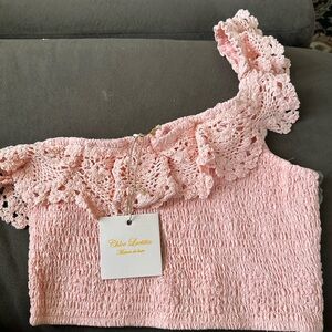 Chloe Lartitia Maison de luxe one shoulder Top size large